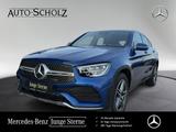 Mercedes-Benz GLC 300 4M Coupé AMG+SCHIEBEDACH+DISTR+AMBI+360° - Mercedes-Benz GLC 300 mit Benzin-Antrieb: Coupe, Blau