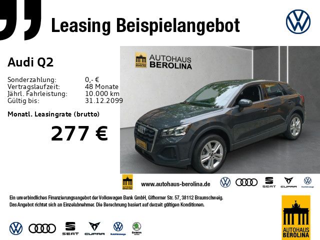 Vorschaubild: AUDI Q2 30 TFSI *MATRIX*GRA*PDC*Virt.C*KLIMA* (Fahrzeug-Nr. H06457)