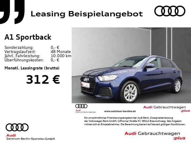 Audi A1 Sportback 25 TFSI Adv. S tronic *GRA*SHZ*PDC*