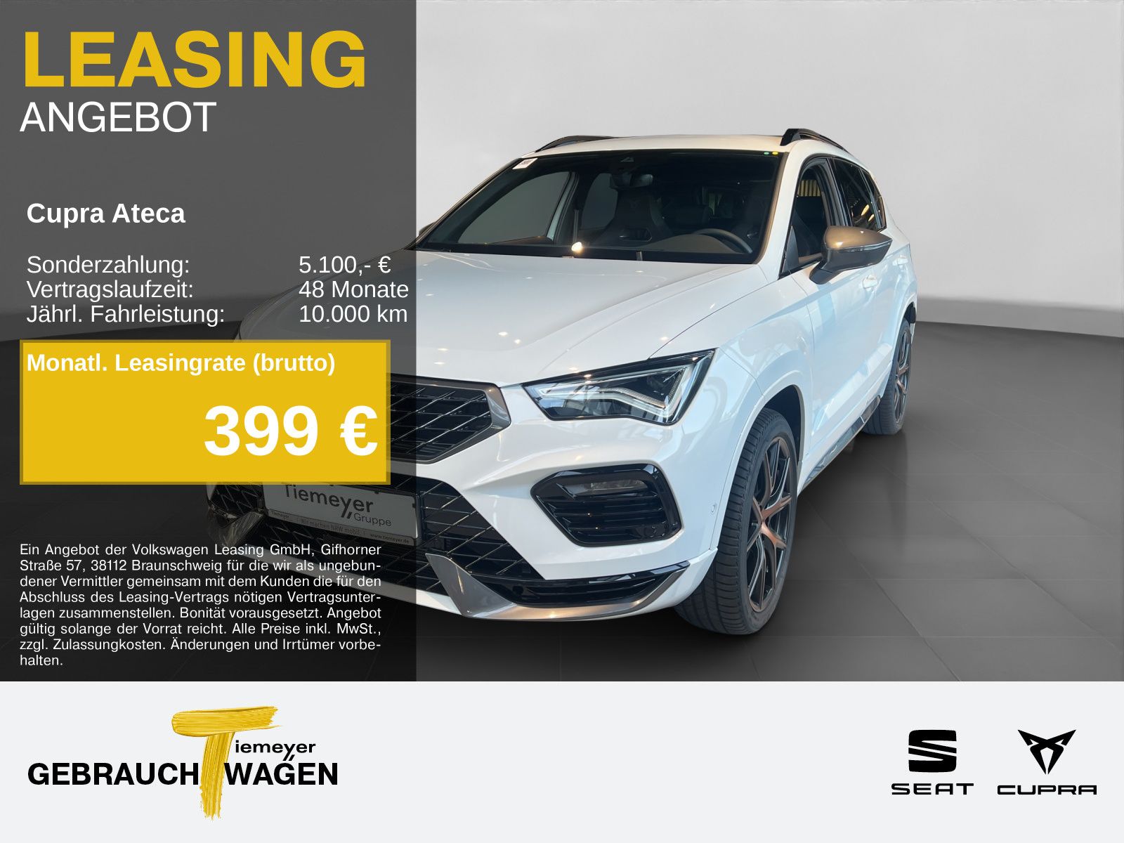 Cupra Ateca 2.0 TSI DSG VZ 4DRIVE AREA VIEW NAVI AHK L