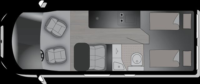 Crosscamp ADVTR 6.4 EF Markise Navi Kamera AWT isol.+behei