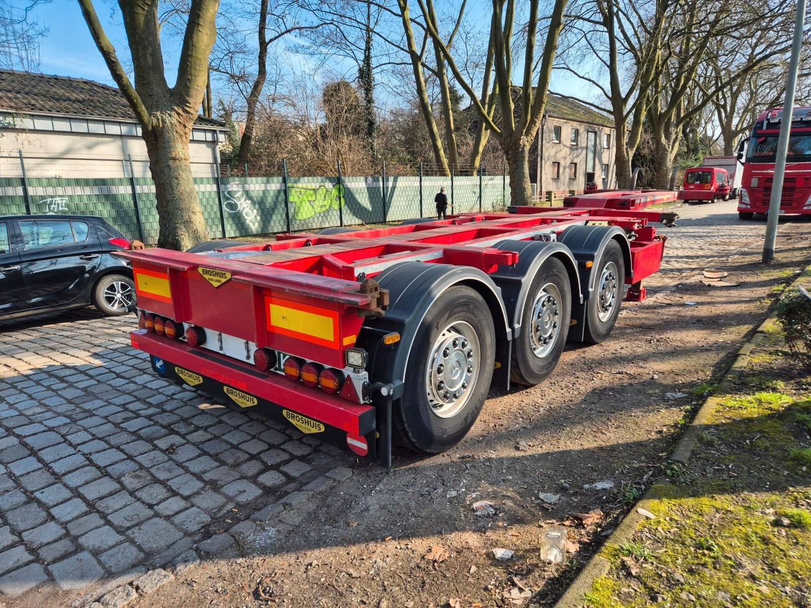 Fahrzeugabbildung Broshuis Container Chassis -  MFCC-HD - Ausziehbar
