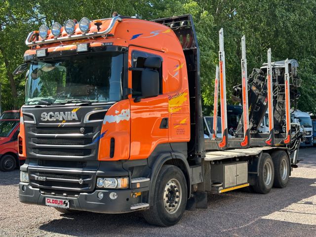 Scania R620 6X4 V8 Holzkran ( Doppel Teleskopkran )