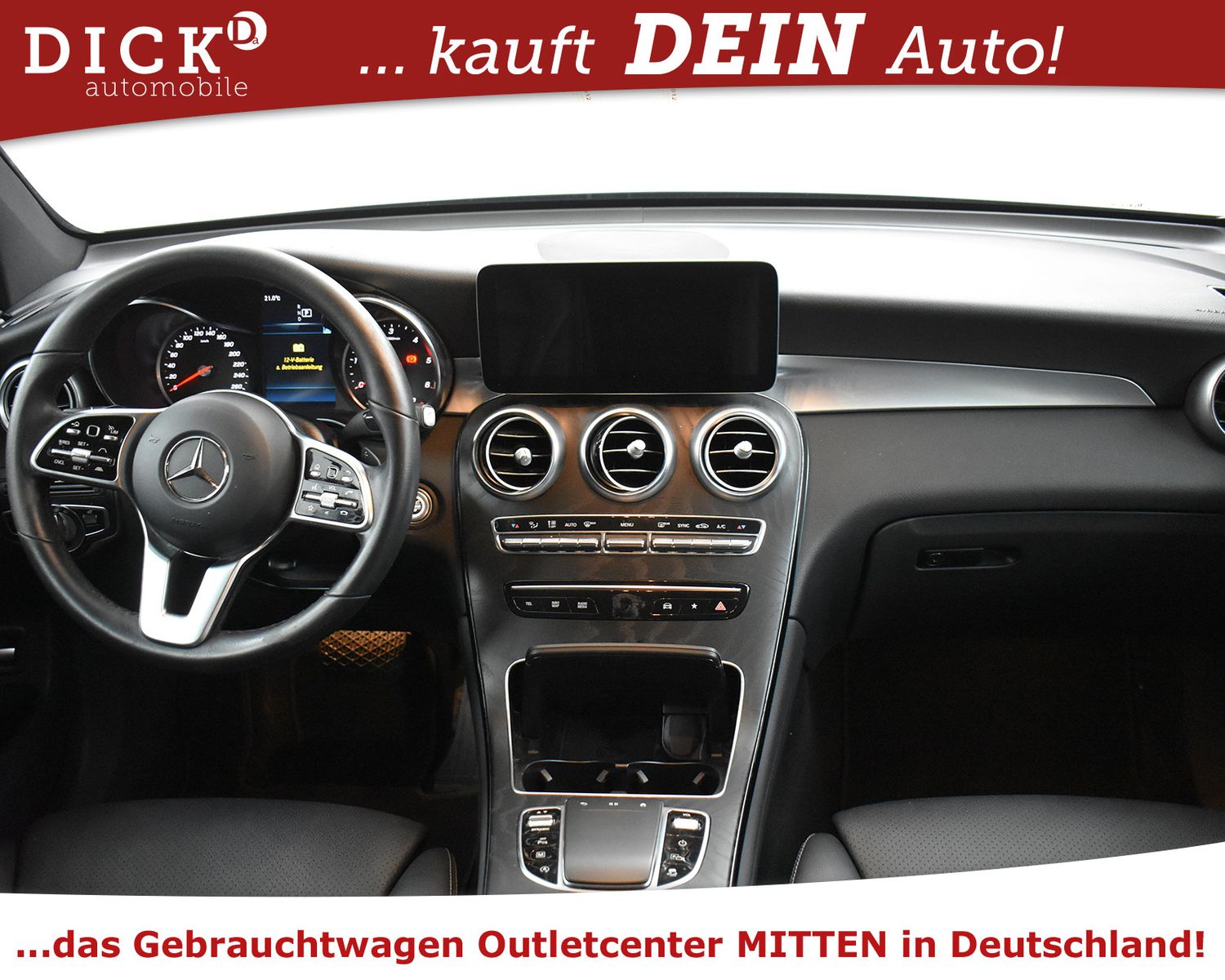 MERCEDES-BENZ GLC 220d 4M >LEDER+SHZ+NAVI+LED+AHK+ACC TEMP+MFL - Image 11