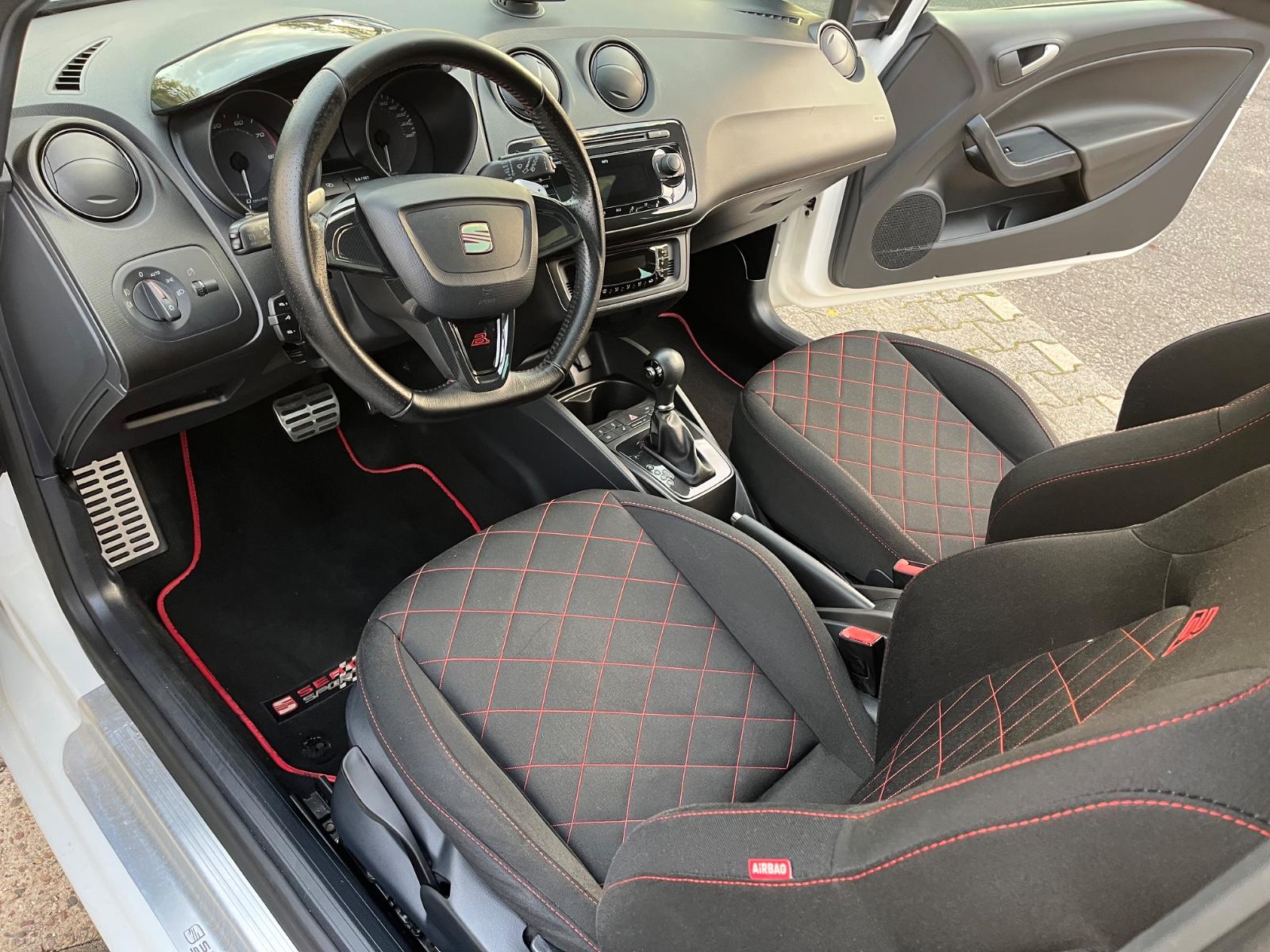 Seat ibiza SC Cupra 1.4 180ch BVA - 2 ème main - Toit ouvrant - Palettes au volant - CT récent - Sièges chauffants