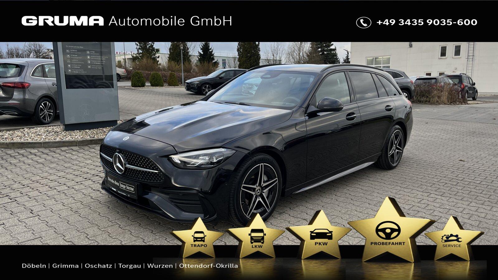 Mercedes-Benz C 180 T-Modell AMG+Night+AHK+360°+Memory+CarPlay