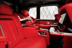 Cullinan BLACK BADGE BLACK/RED 4 SEATER STARS