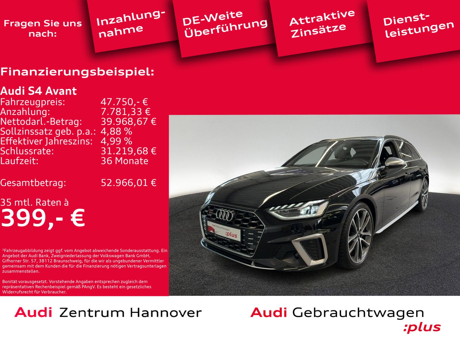 Audi S4 Avant 55 TDI quattro Standh. AHK ACC virtual