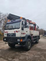 MAN LE 280  4x4 Pritsche Kran PK  21.000, AHK