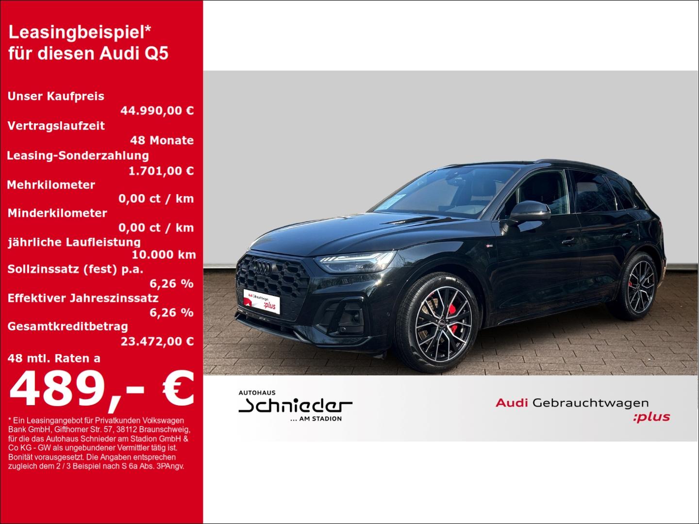 Audi Q5 50 TDI quattro S Line+Matrix+LED+B&O+Kamera