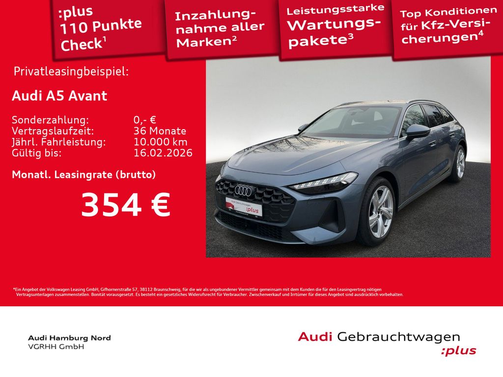 A5 Avant 2.0 TFSI S tronic Navi Sound Kamera ACC