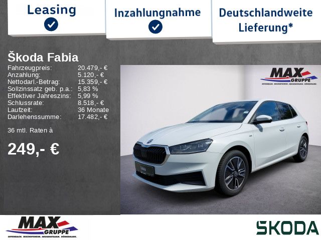 Skoda Fabia 1.0 TSI PDC+LED+KAMERA+LANE+GRA+BUSINESS+