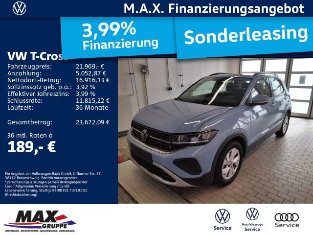 T-Cross 1.0 TSI Life LED+KAMERA+ACC+LANE ASSIST+