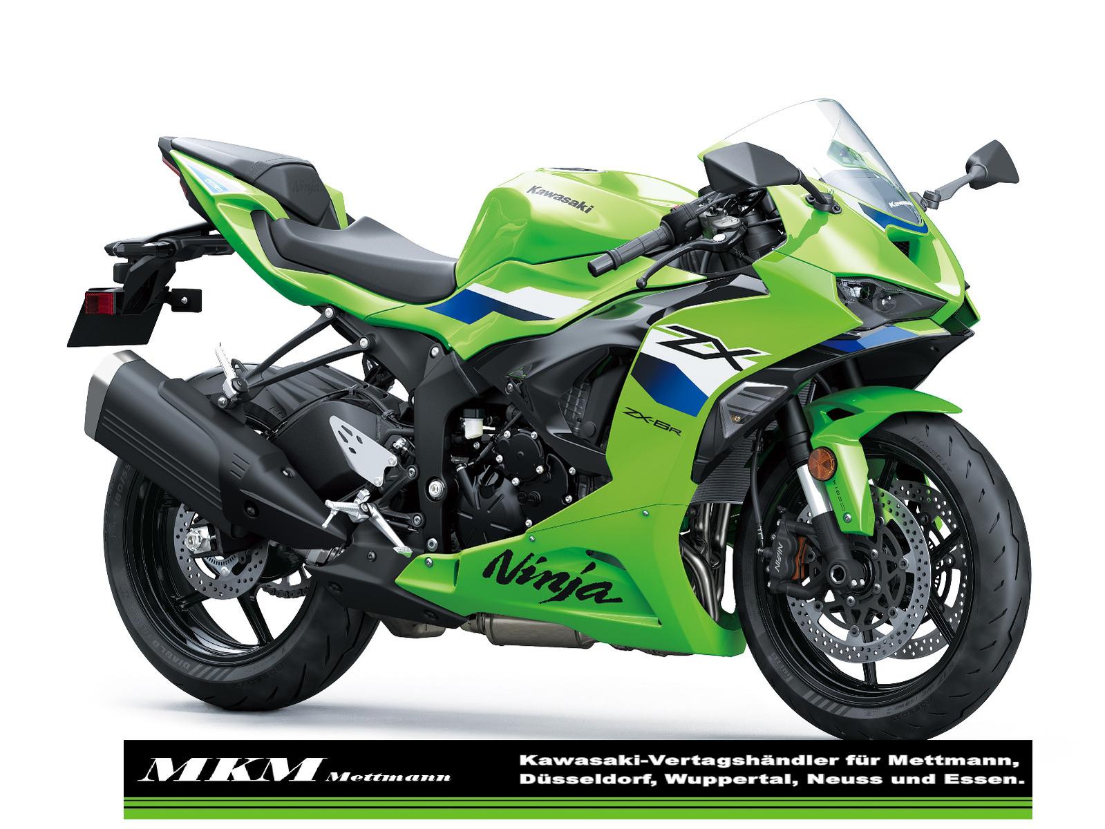 Kawasaki Ninja ZX-6R 2027 in grün # Lieferung Sept. 26