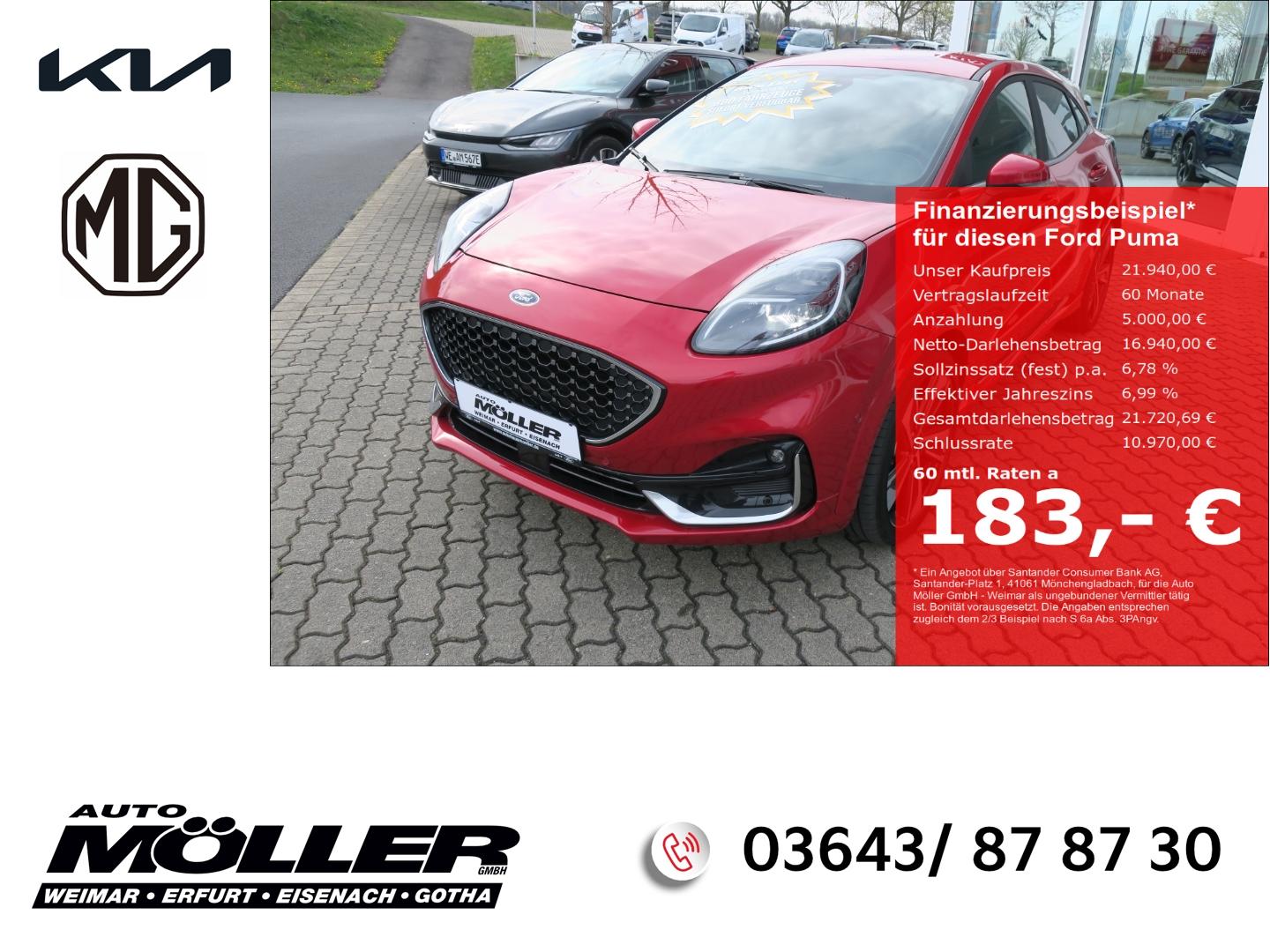 Ford Puma ST-Line *AHZV* Navi Leder Kamera Key-Free  