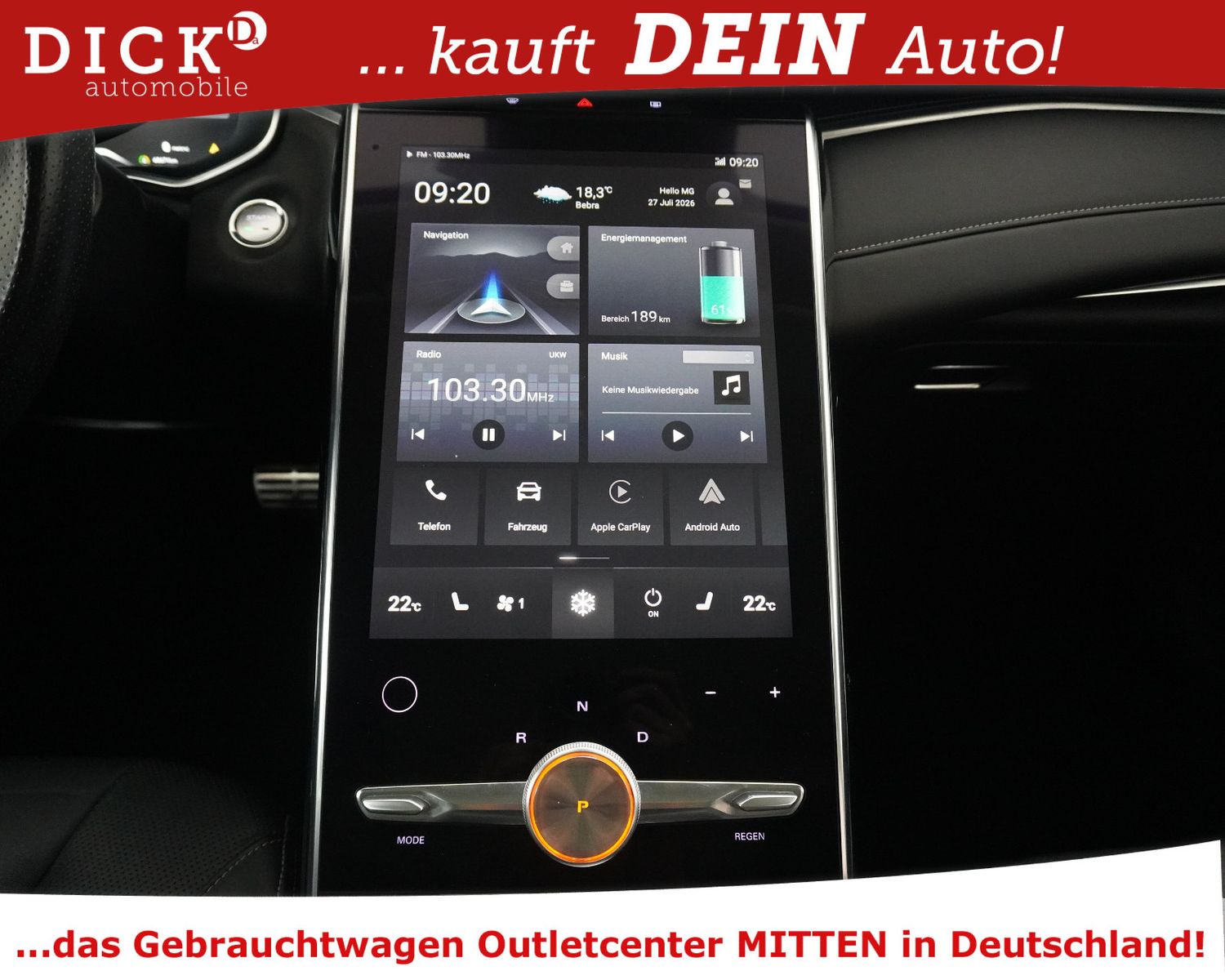 Fahrzeugabbildung MG Marvel R Elec Luxury PANO+MEMO+NAVI+LED+SHZ+360+