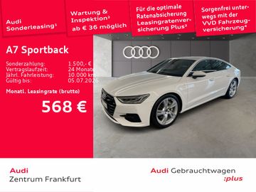 Audi Leasingangebot: Audi A7 Sportback 50 TFSIe quattro Sline LED NAVI APP