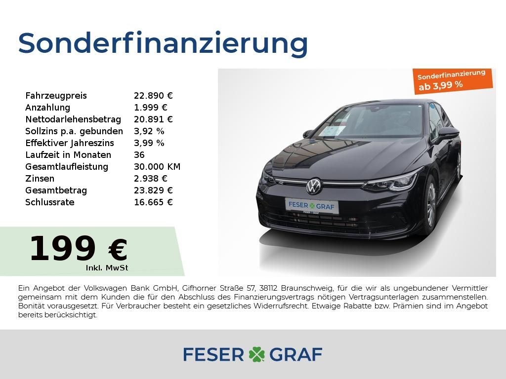 Golf R-Line 1.5 TSI RFK LED Navi ACC PDC SHZ 17"