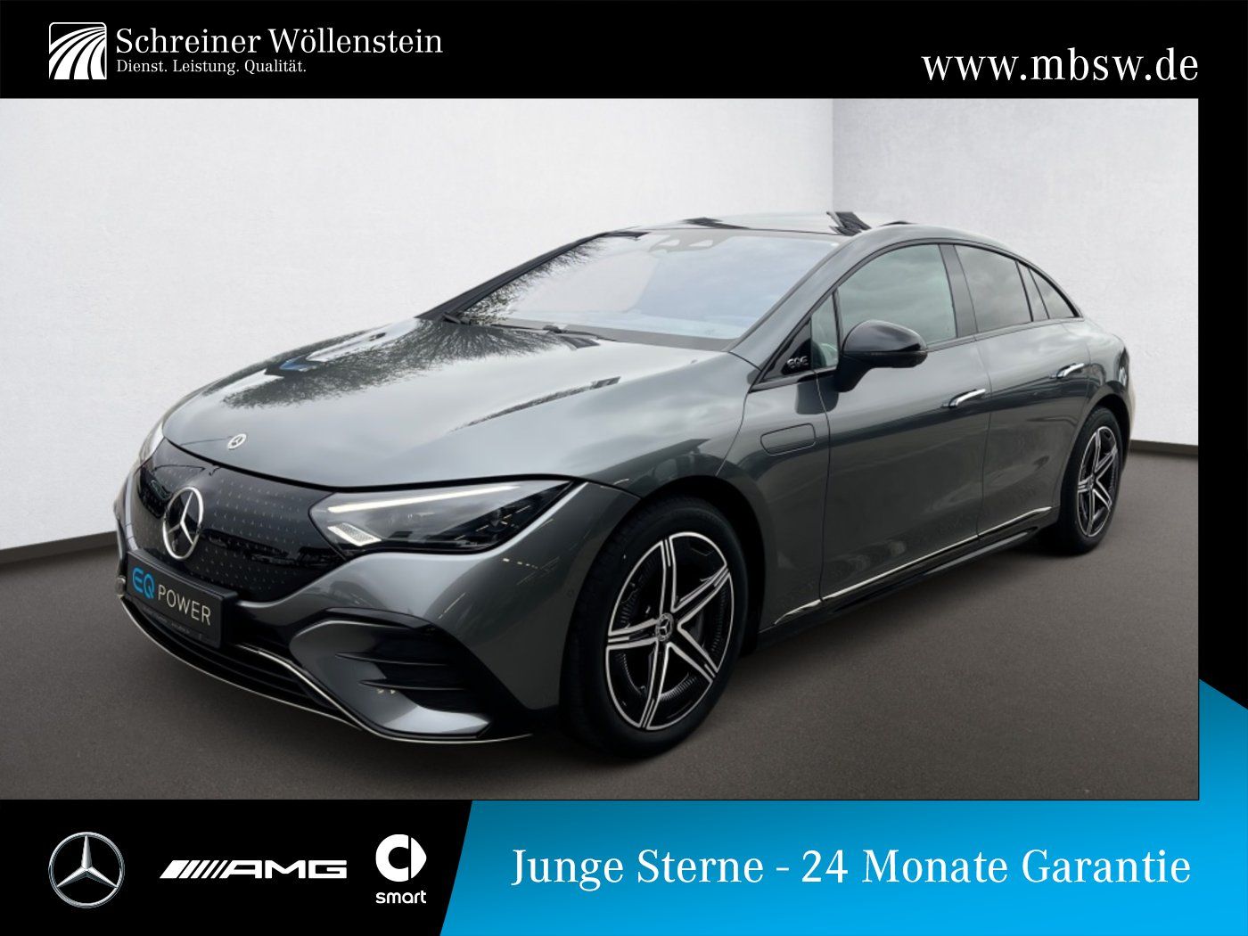Mercedes-Benz EQE 350 AMG Night Pano HAL10° AHK Burm DigL 360 foto 1