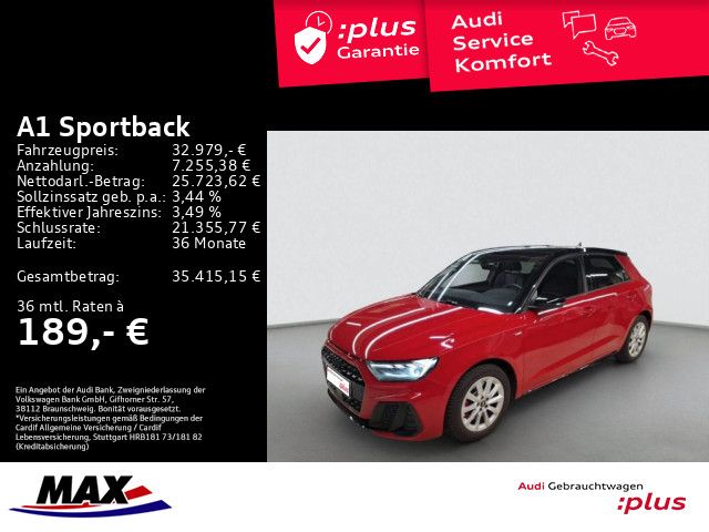 A1 Sportback 40 TFSI S TRONIC S LINE NAV+PDC+VCP