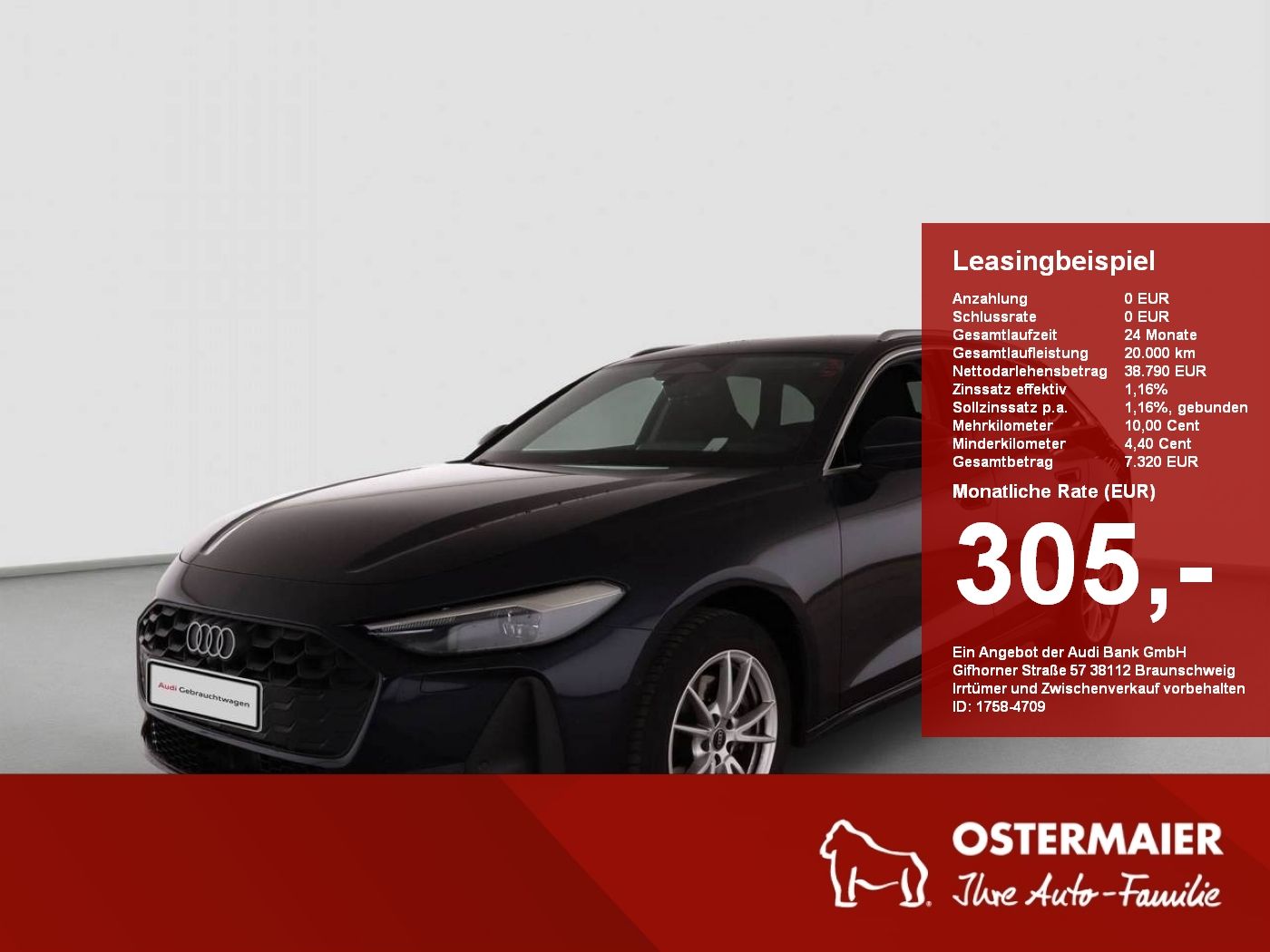Audi A5 Avant TFSI 150PS S-TRONIC AHK.KAMERA.ACC.NAVI
