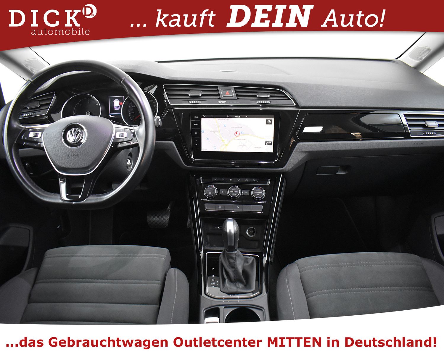 VW Touran 2.0d DSG Highl STANDHZ+NAV+KAM+LED+AHK+AC - Image 11