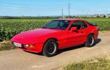 Porsche 924 mit BBS-Kit und H-Gutachten in Indischrot - rote Porsche 924