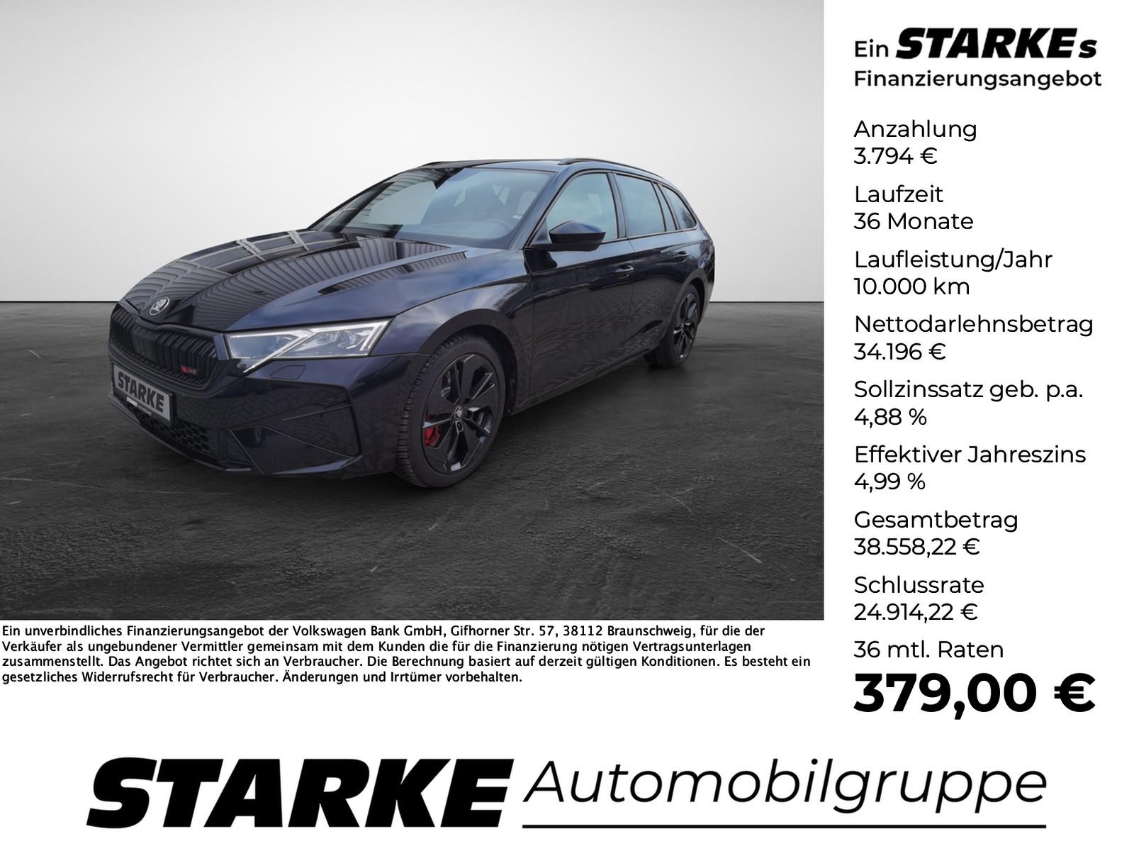 Skoda Octavia Combi 2.0 TSI DSG RS  HeadUp Panodach AH