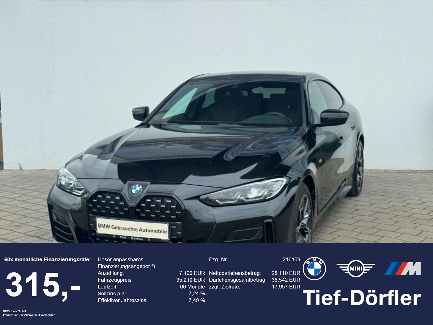 BMW 420i Gran Coupé M Sport ACC/HiFi/DrivingAss/CAM