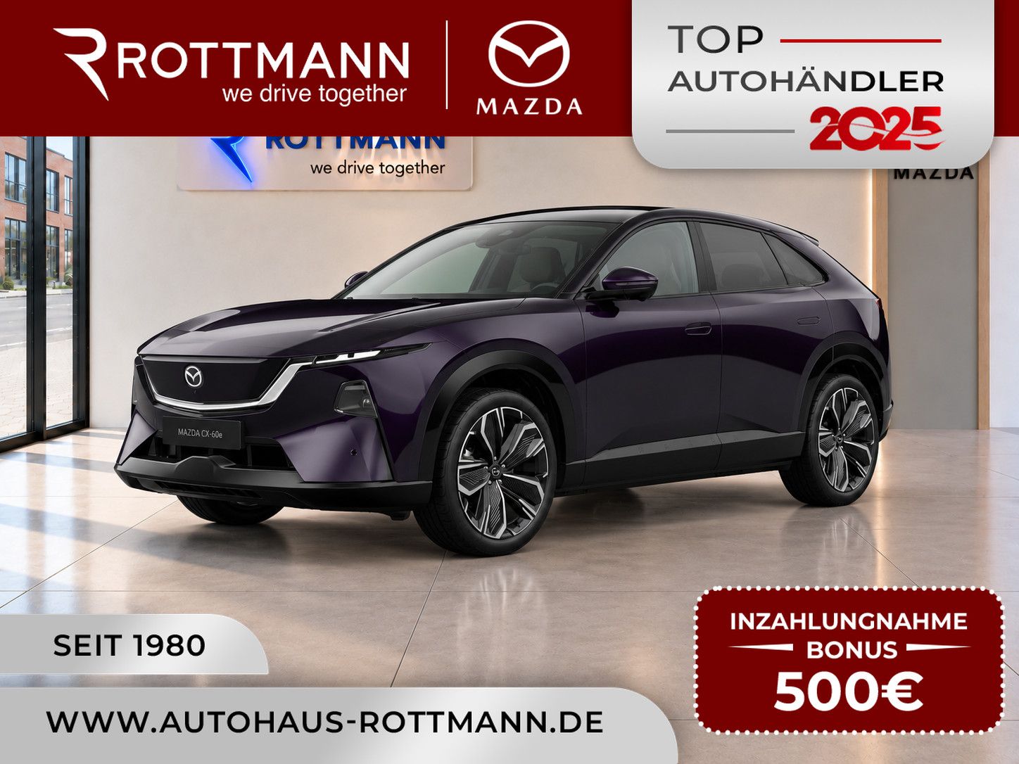 Mazda CX-6e EV 258ps TAKUMI Leder-W R21 Panor ACC 360°