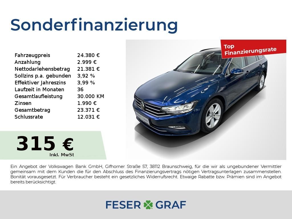 Passat Variant Business 2.0 TSI DSG Navi RFK SHZ