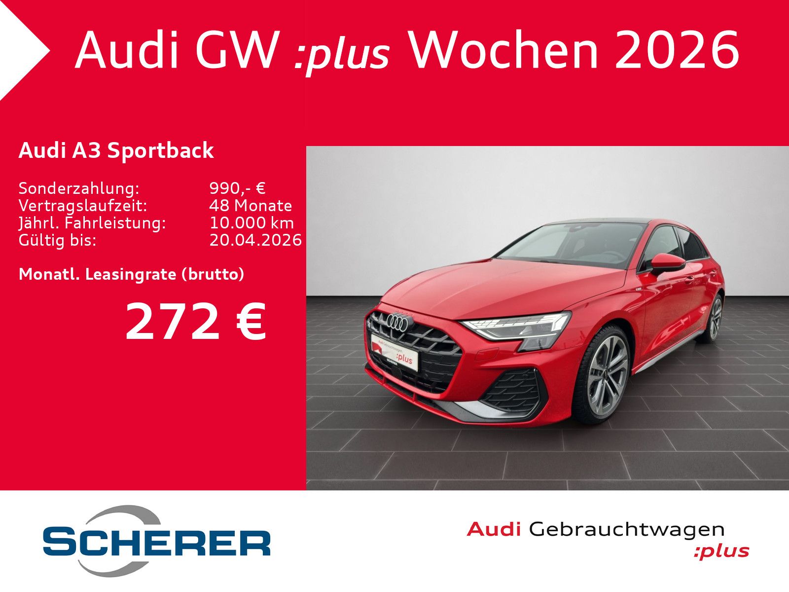 Audi A3 Sportback S line 30 TFSI S tronic PANO AHK NA