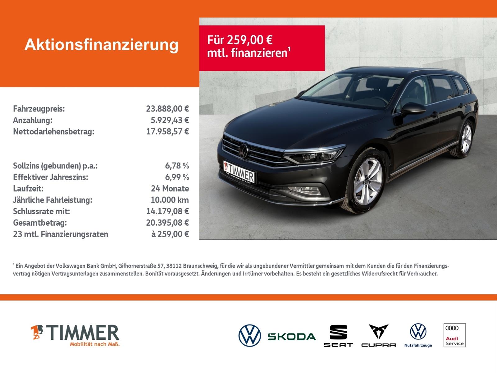 Volkswagen Passat Variant 2.0 TDI DSG ELEGANCE +IQ.LIGHT +A