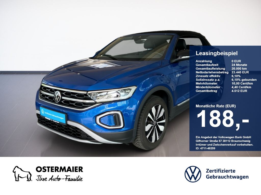 T-Roc Cabriolet GOAL 1.0TSI 116PS ACC.KAMERA.NAV