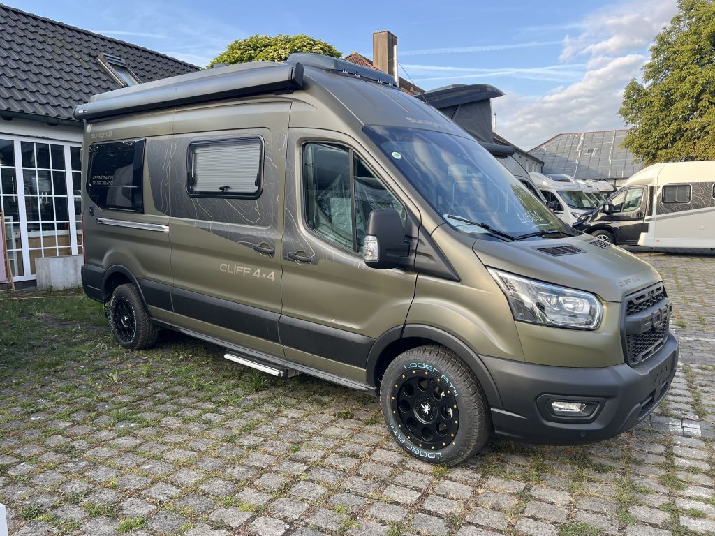 Sunlight Camper Van Cliff 590 4x4 Green Trek 17`Alu mit L