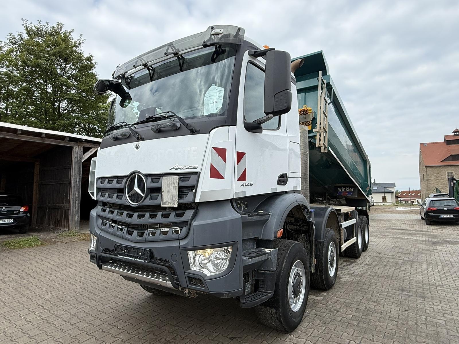 Mercedes-Benz Arocs 4145AK 8x8*Carnehl Mulde 8m³*TÜV neu!!*4x