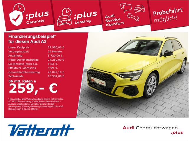 Audi A3 Sportback 40 TFSI e S line AHK HuD Navi B&O L