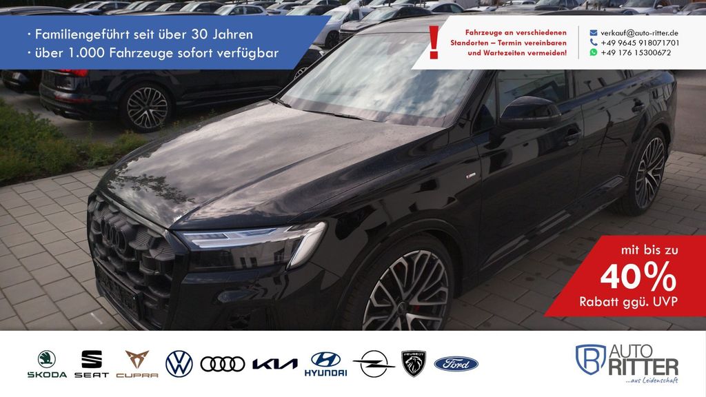Audi Q7 S line ACC-HuD-Stand-Hzg-AHK-PANO-LED-Navi...