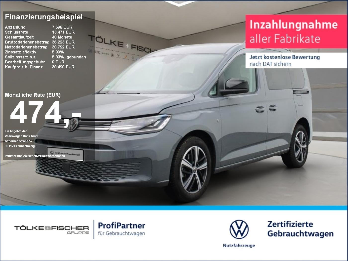 Volkswagen Caddy 1.5 TSI Goal NaviPro ACC AHK AUT Kam. Navi