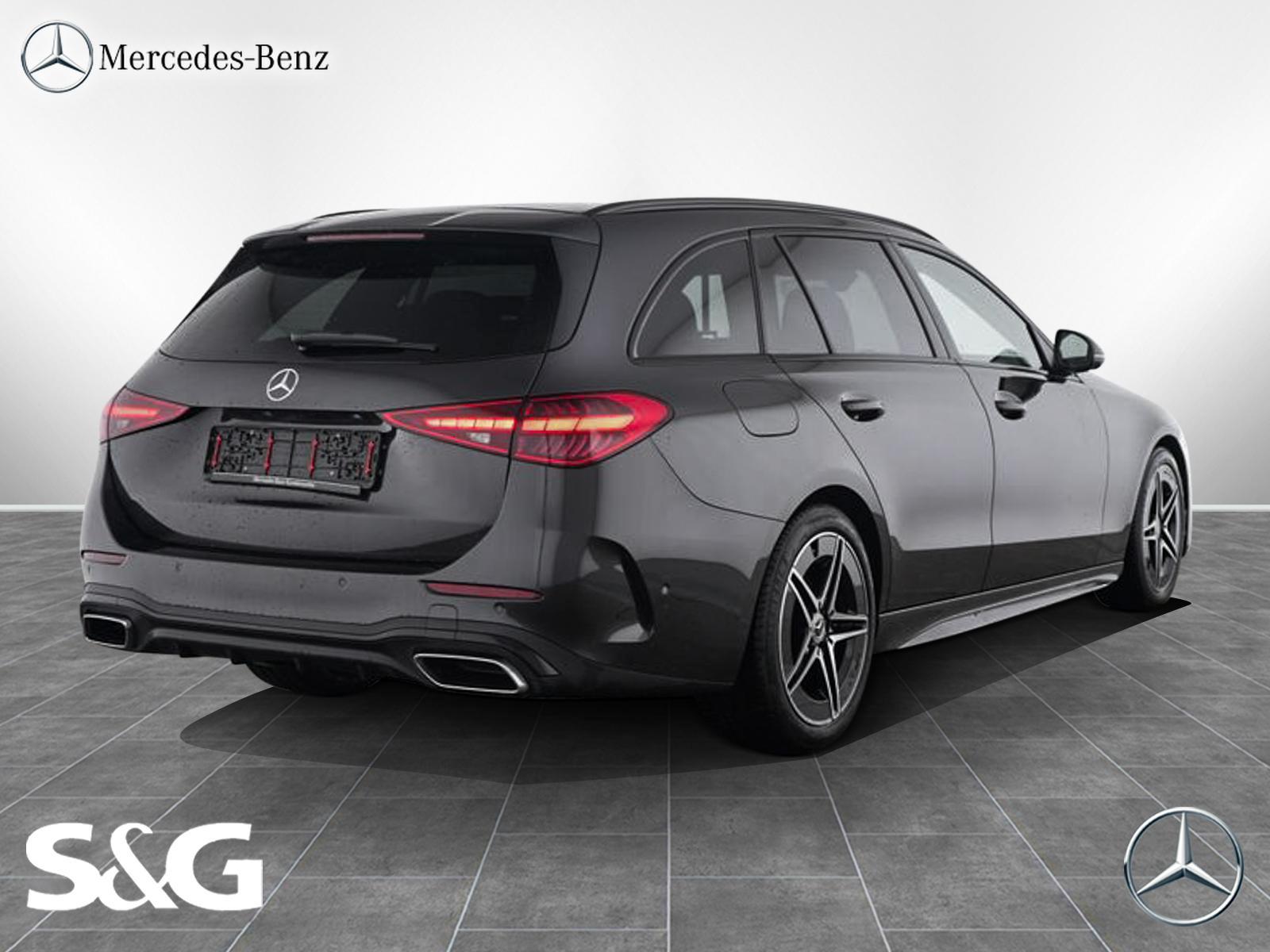 Mercedes-Benz C 220 d T AMG Night+DIG-LED+360°+AHK+MBUX+Totwin