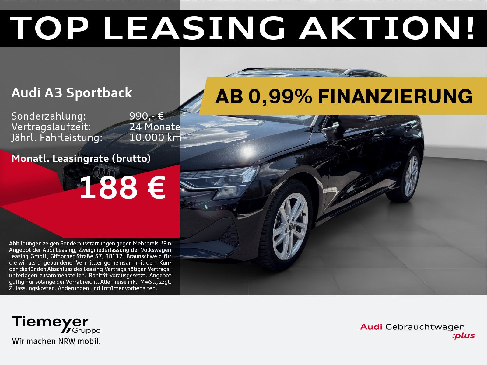 Audi A3 Sportback 30 TFSI LED KAMERA NAVI SOUND