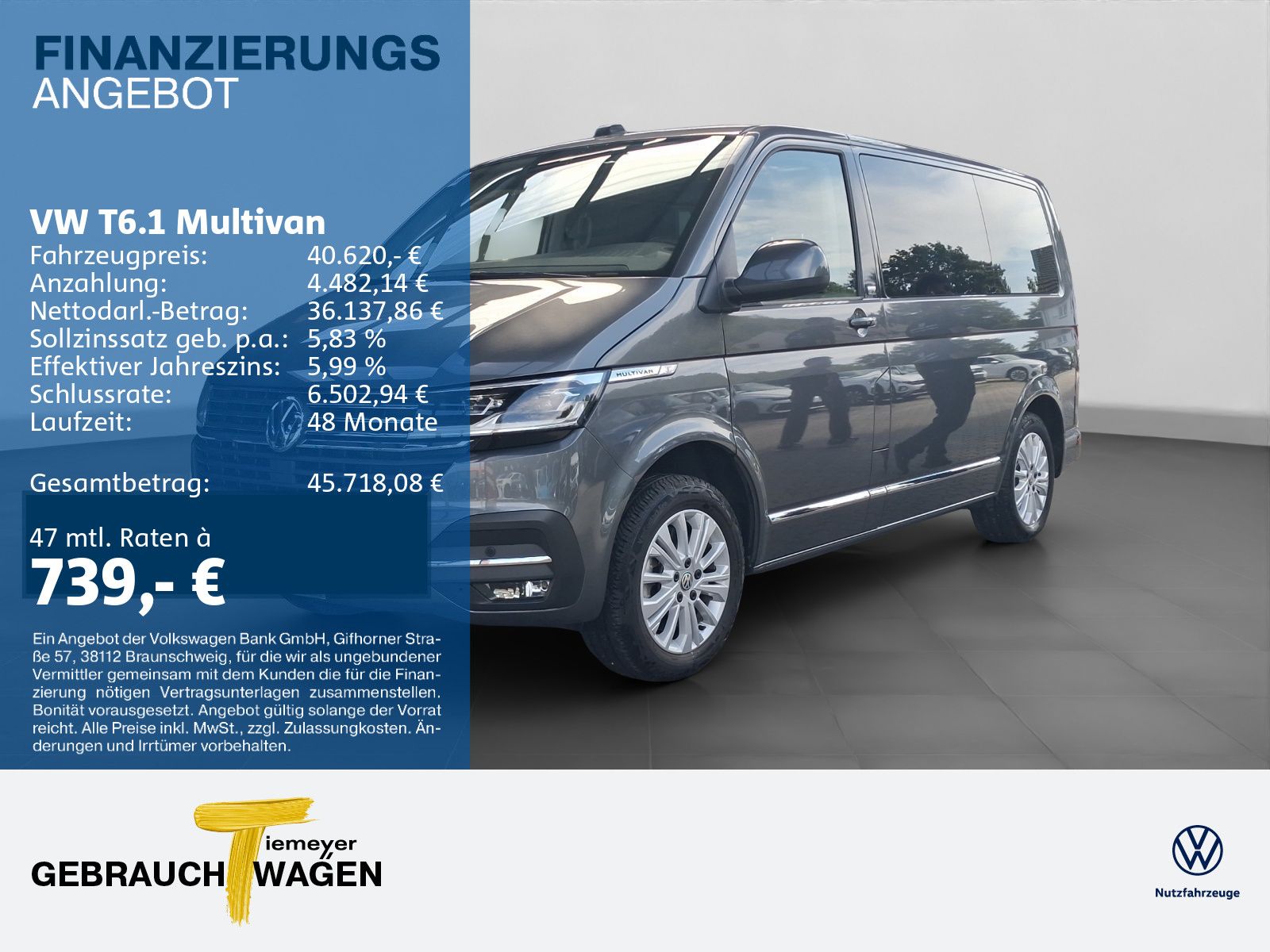 Volkswagen Volkswagen T6.1 Multivan GENERATION SIX AHK STD.HZ