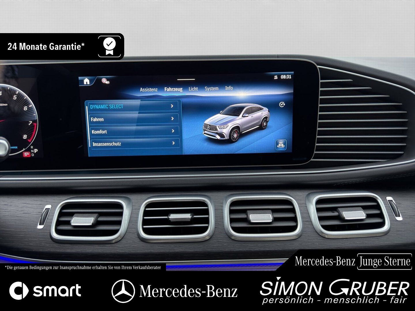 Fahrzeugabbildung Mercedes-Benz GLE 63 S 4M Coupé AMG HUD Sitzklima Massage 22``