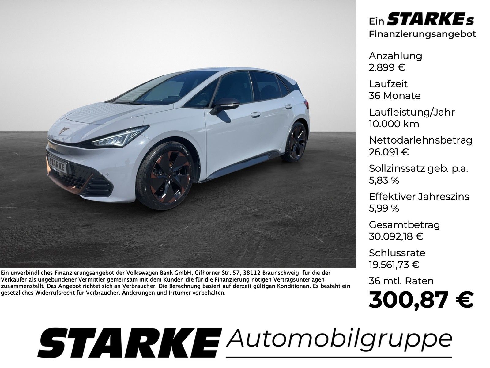 Cupra Born TechM PilotM ACC Sportsitze
