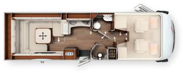 Carthago liner-for-two I 53 L IvecoHubstützenKLIMATWIN