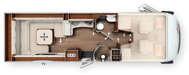 Carthago liner-for-two I 53 L IvecoHubstützenKLIMATWIN