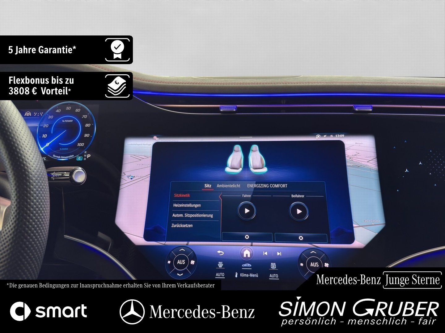 Fahrzeugabbildung Mercedes-Benz EQE 500 4M AMG Hyper Airmatic HUD Burm Mod 2025