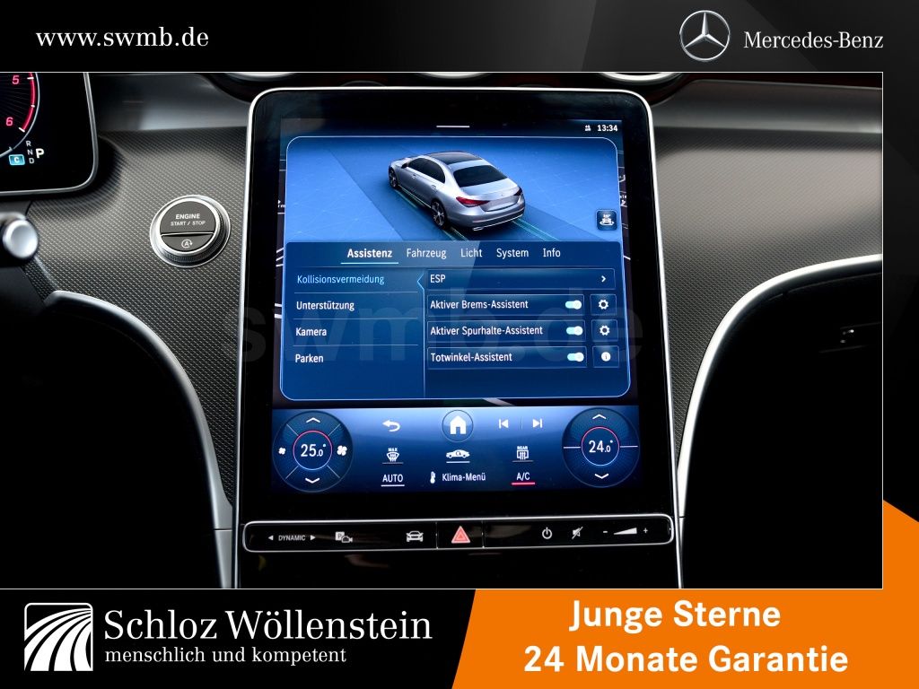 Mercedes-Benz C 220d AMG Night LED Tempomat Totw Cam Sportsitz foto 12