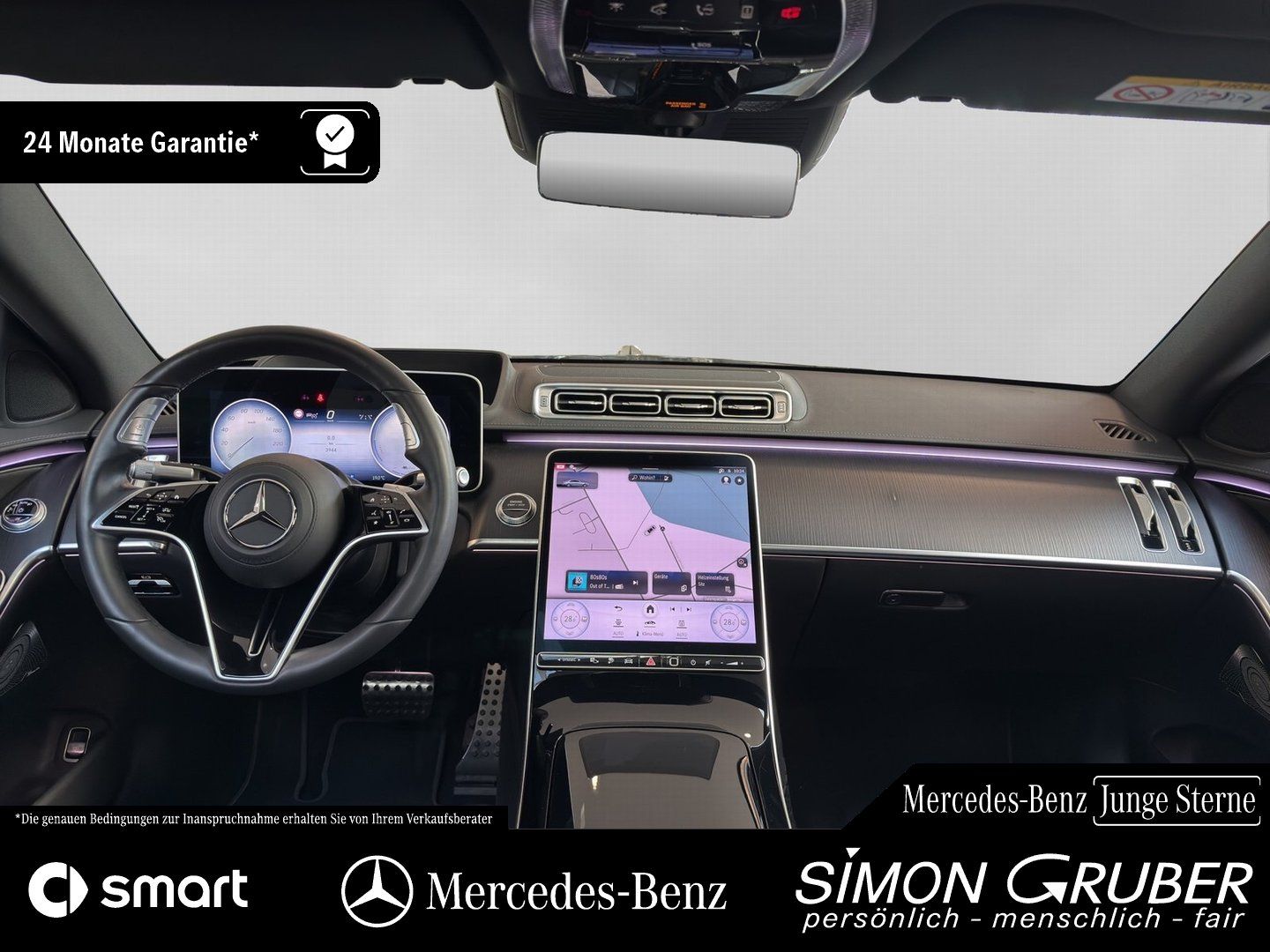 Fahrzeugabbildung Mercedes-Benz S 450 e AMG Chauffeure 4*Massage Guard 360 Burm