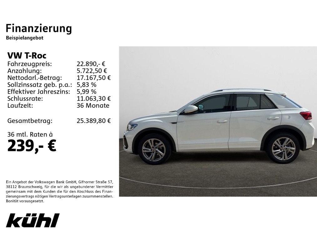 Volkswagen T-Roc 1.0 TSI R-Line Navi AHK Kamera foto 2